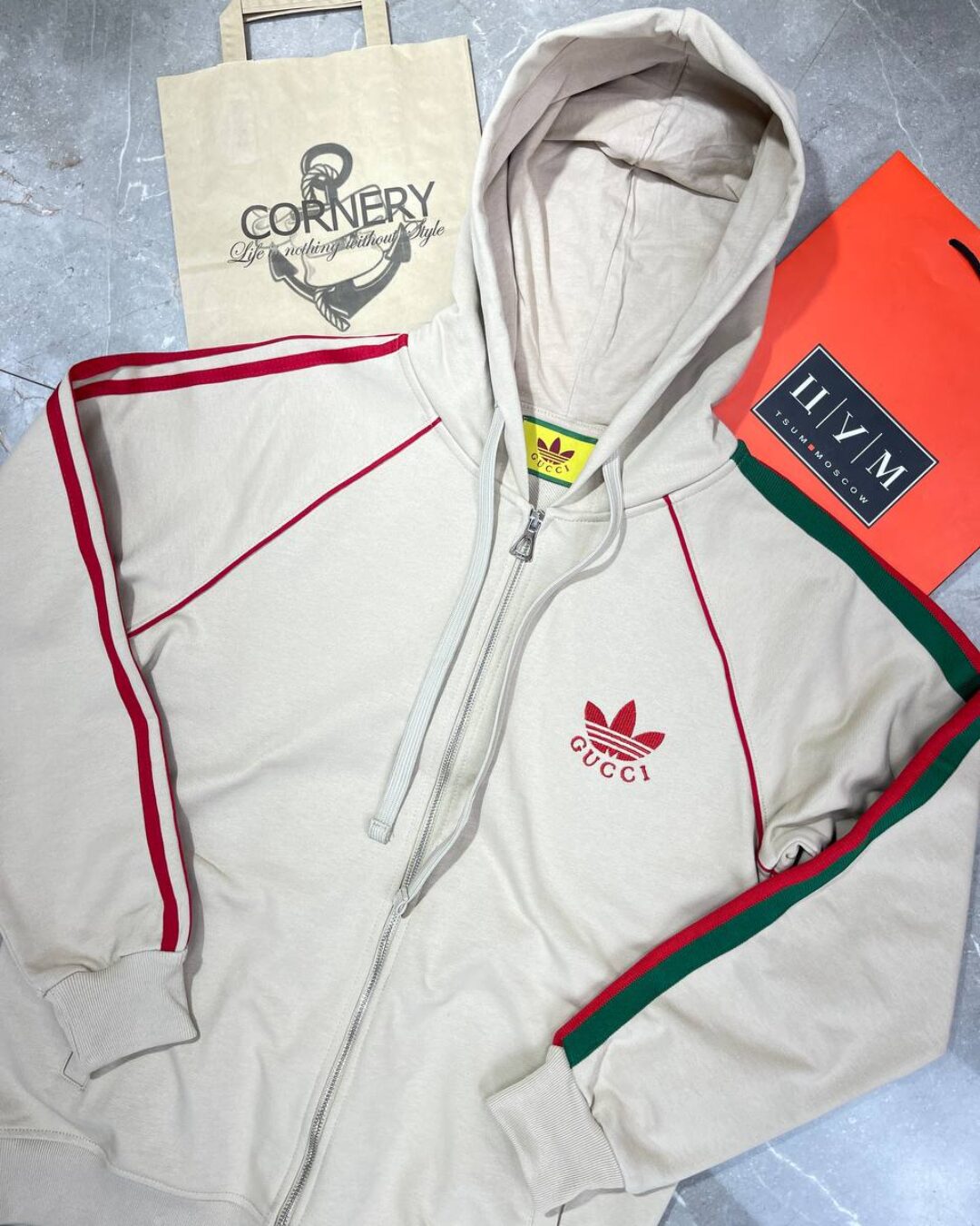 Zip-Худи Gucci x Adidas — фото 5