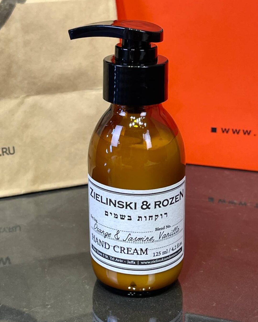 Крем для рук Zielinski & Rozen Orange & Jasmine, Vanilla