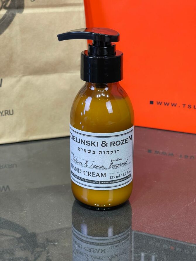 Крем для рук Zielinski & Rozen Vetiver & Lemon, Bergamot