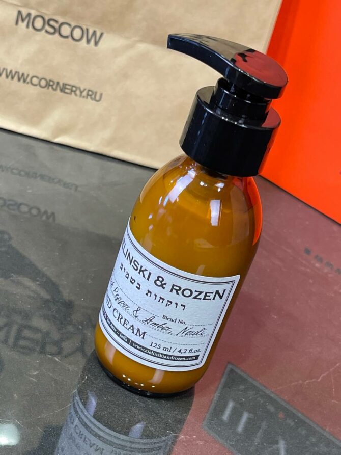 Крем для рук  Zielinski & Rozen Black Pepper & Amber, Neroli