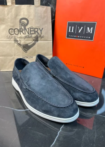 Лоферы Loro Piana L.Grey Blue