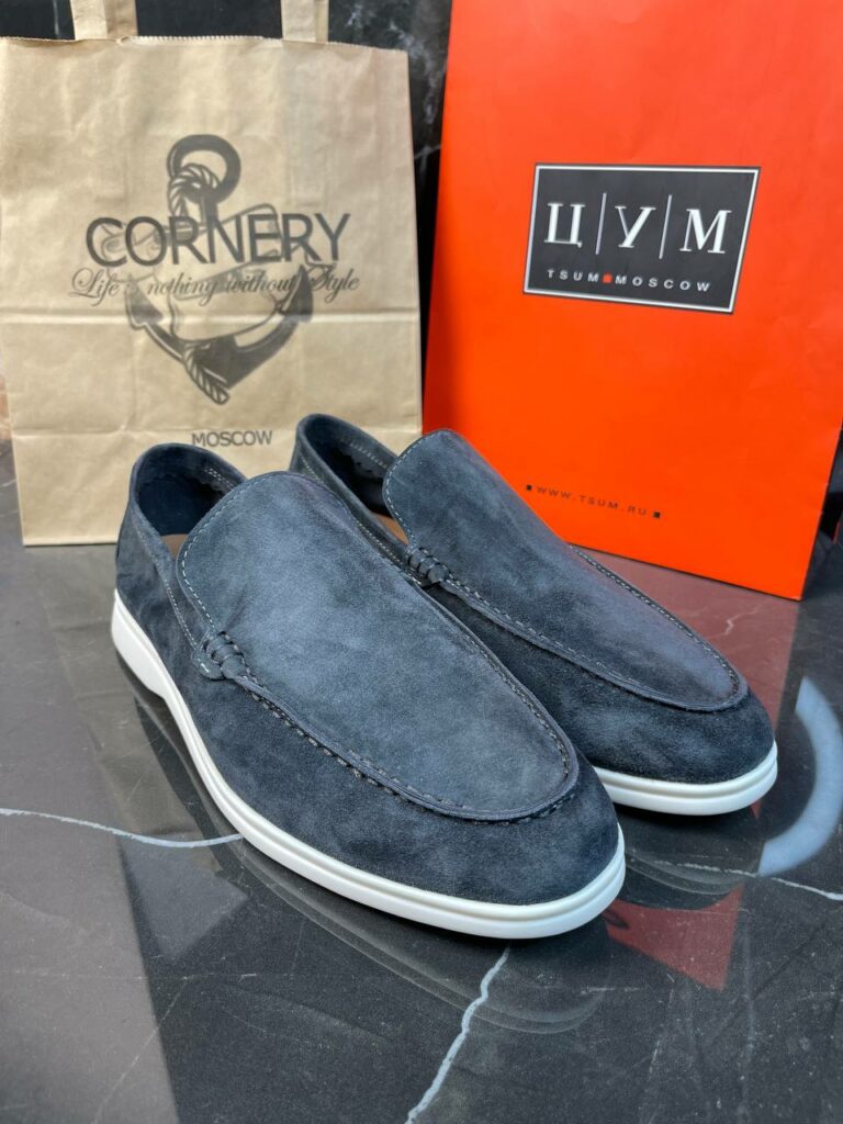 Лоферы Loro Piana L.Grey Blue