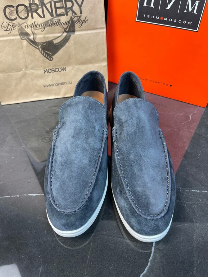 Лоферы Loro Piana L.Grey Blue