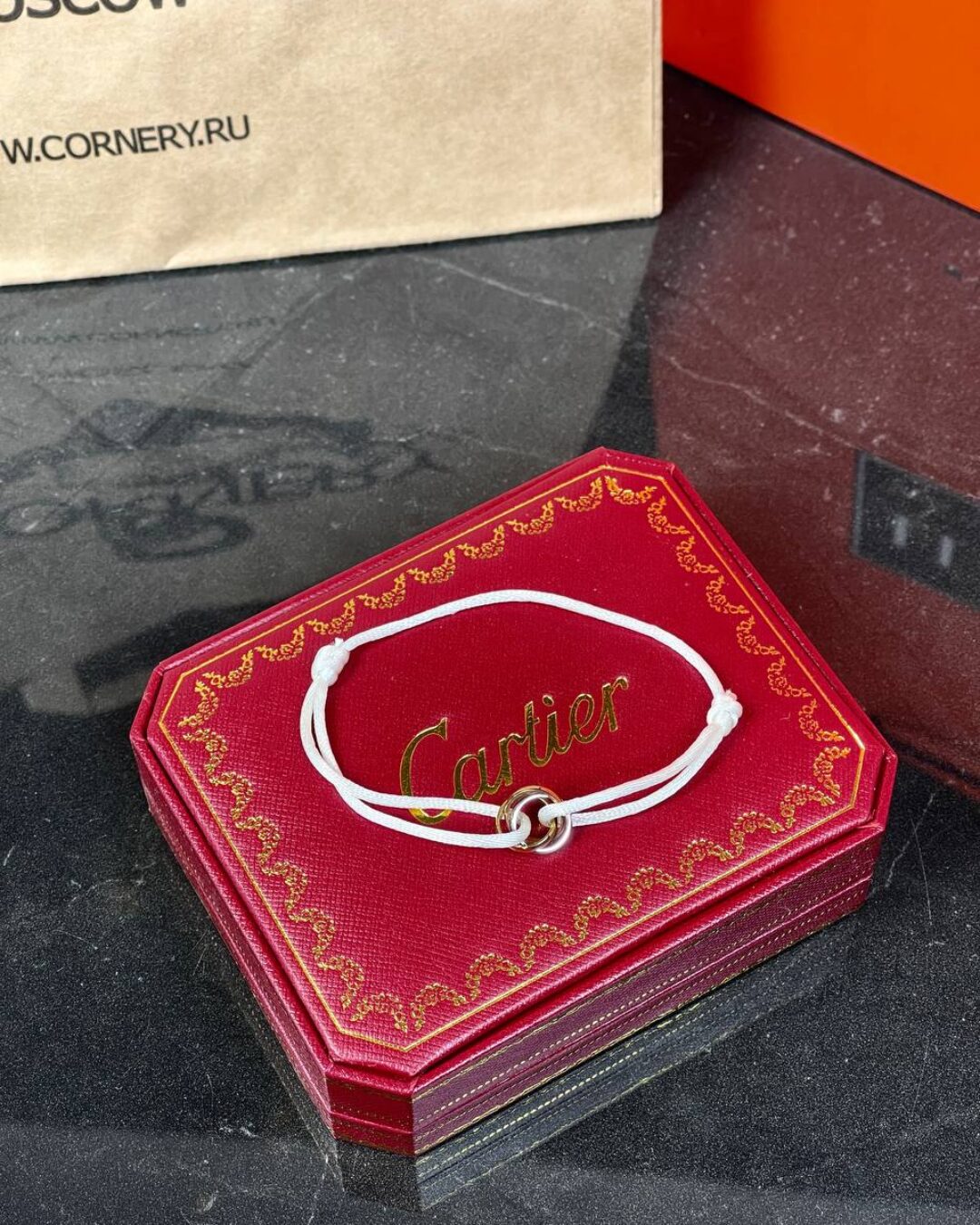 Браслет Cartier Trinity White