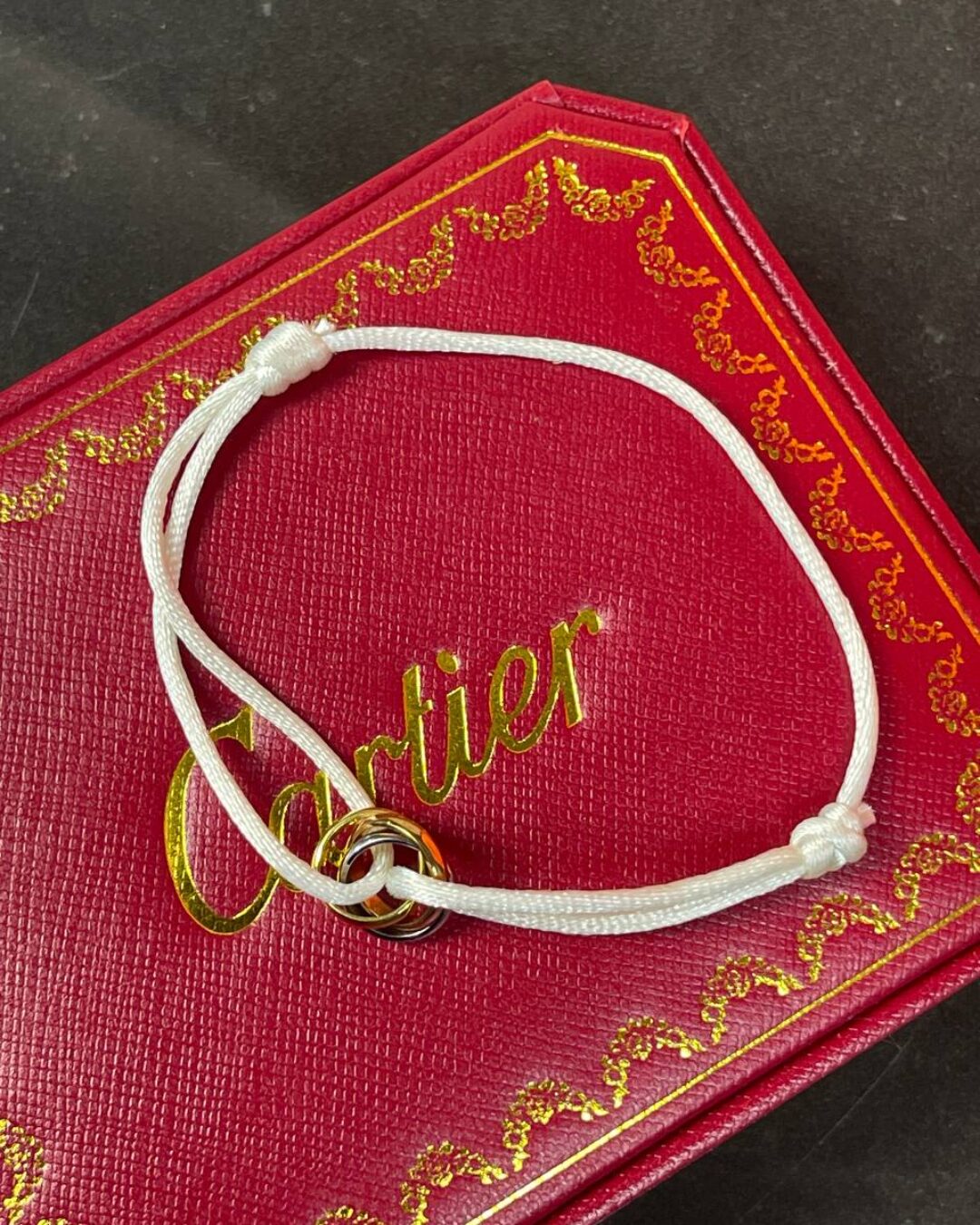 Браслет Cartier Trinity White