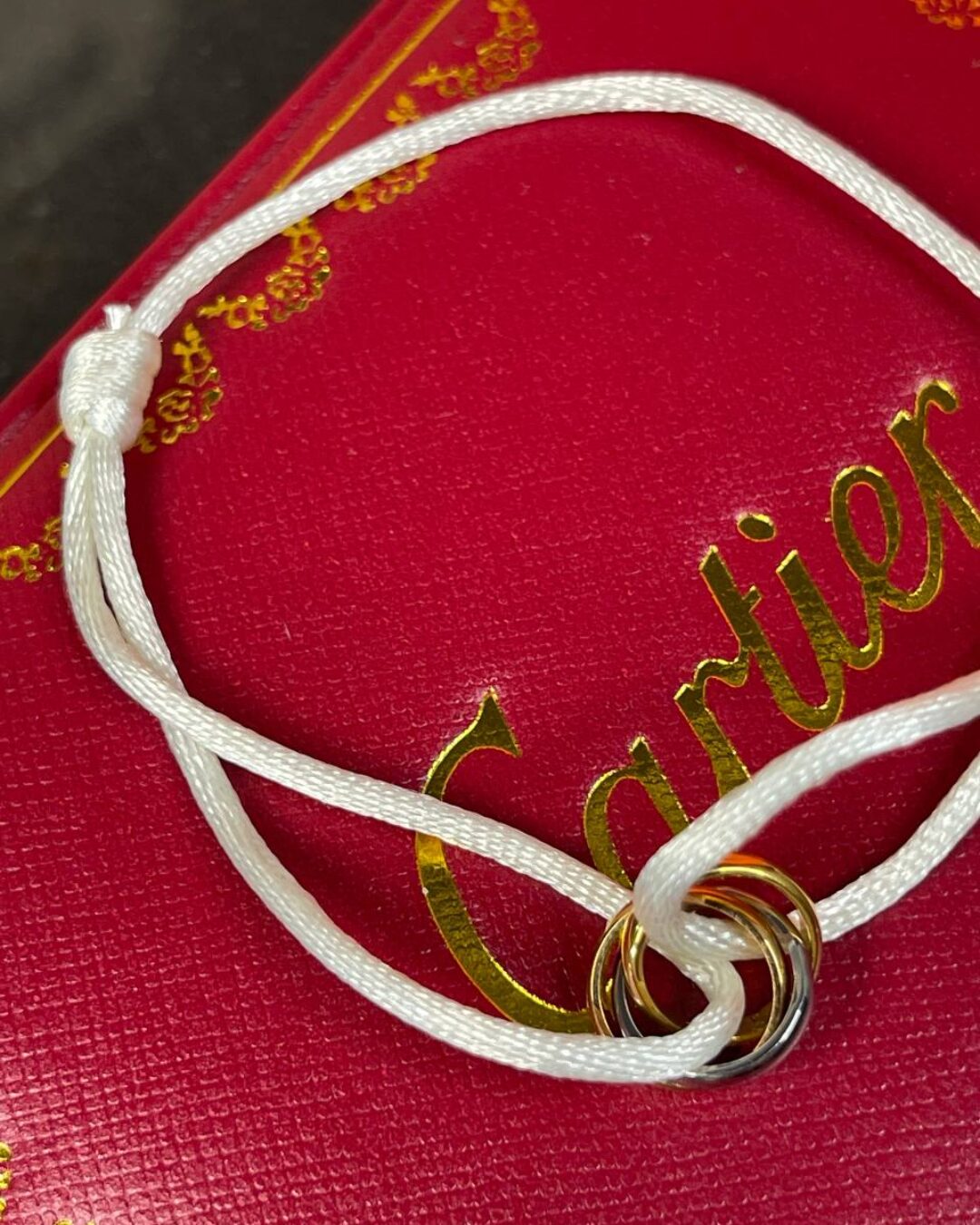 Браслет Cartier Trinity White