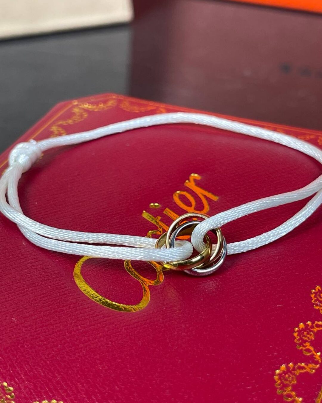 Браслет Cartier Trinity White