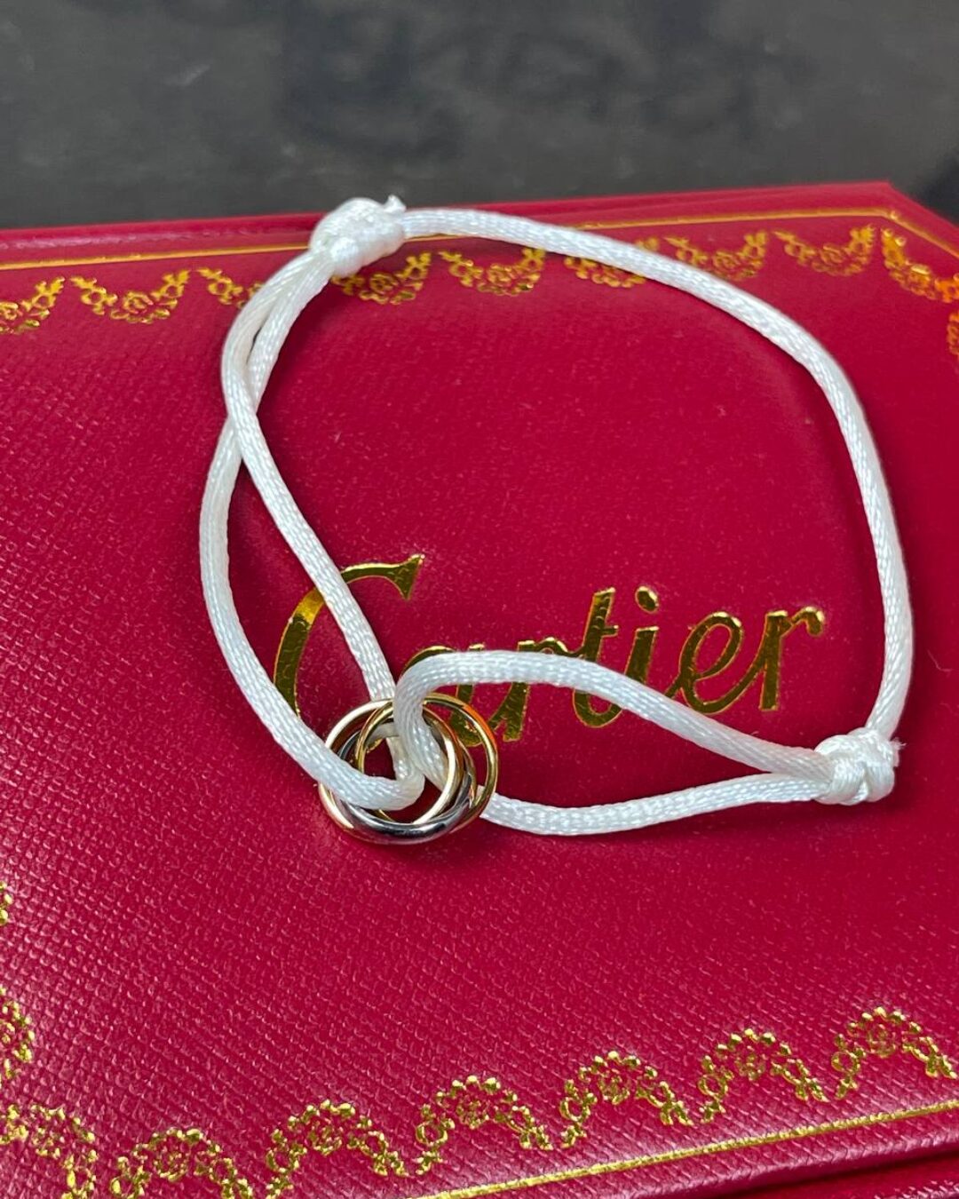 Браслет Cartier Trinity White
