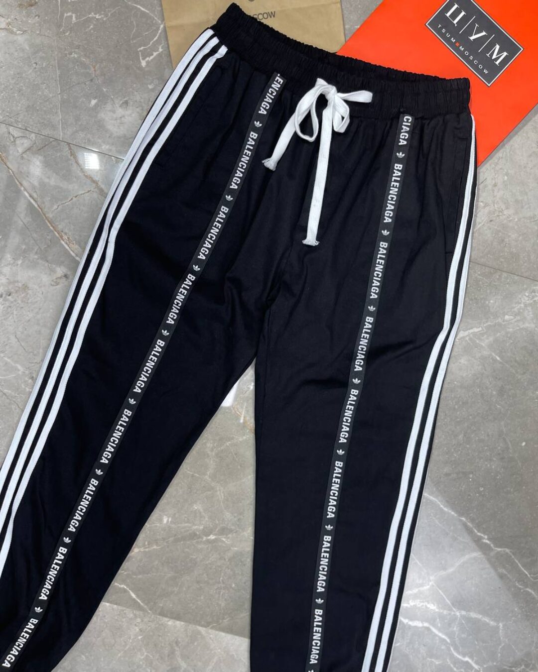 Штаны Balenciaga x Adidas — фото 3