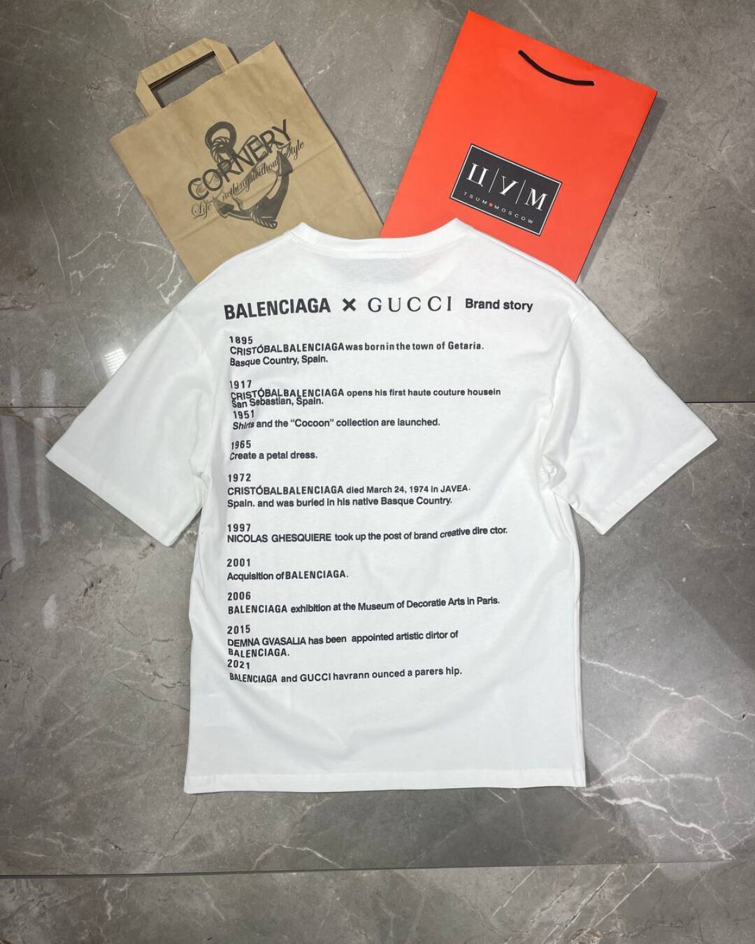 Футболка Gucci x Balenciaga — фото 2