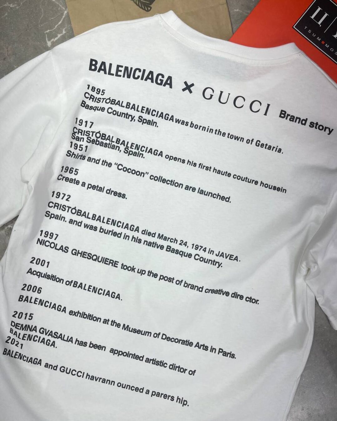 Футболка Gucci x Balenciaga — фото 8