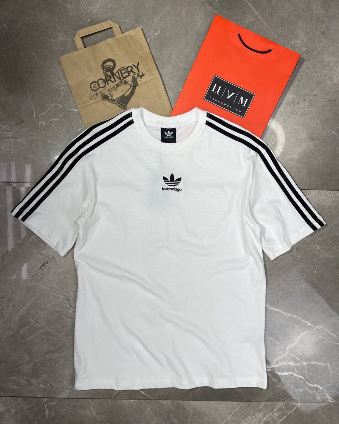 Футболка Balenciaga x Adidas — фото 8