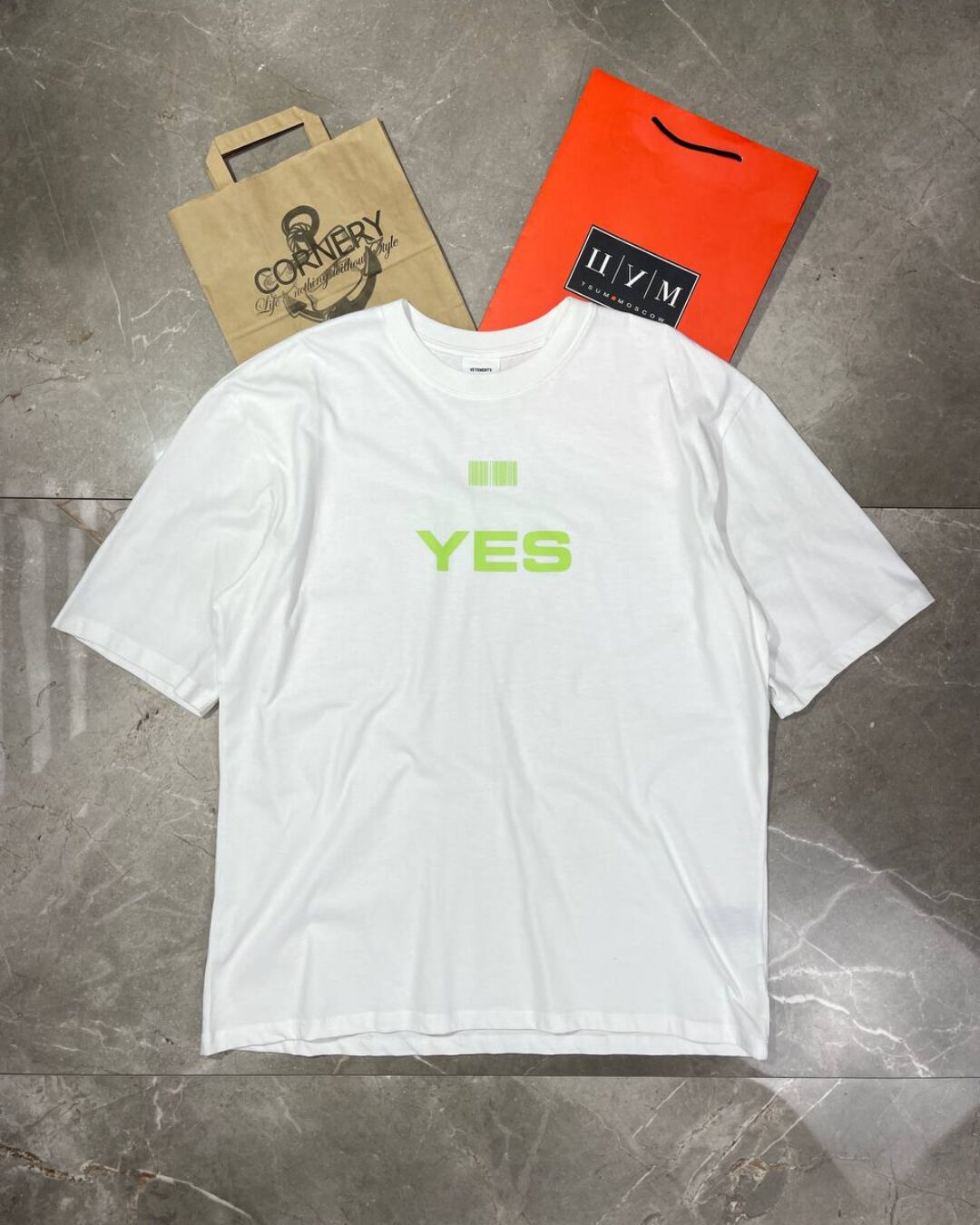 Футболка Vetements Yes Or No — фото 9