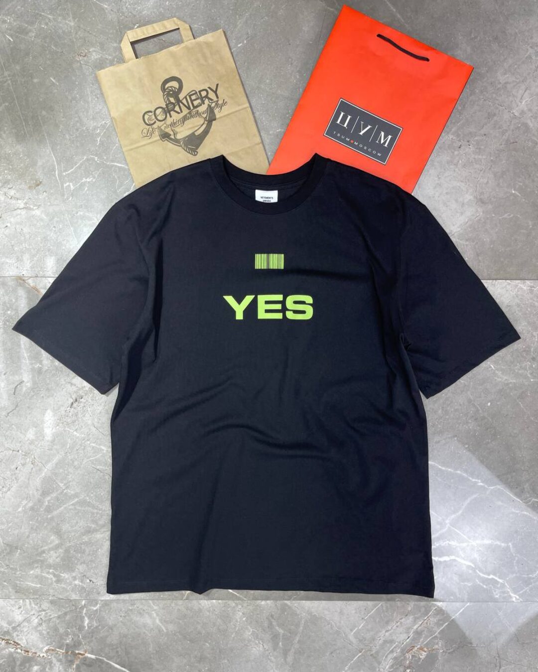 Футболка Vetements Yes Or No — фото 3