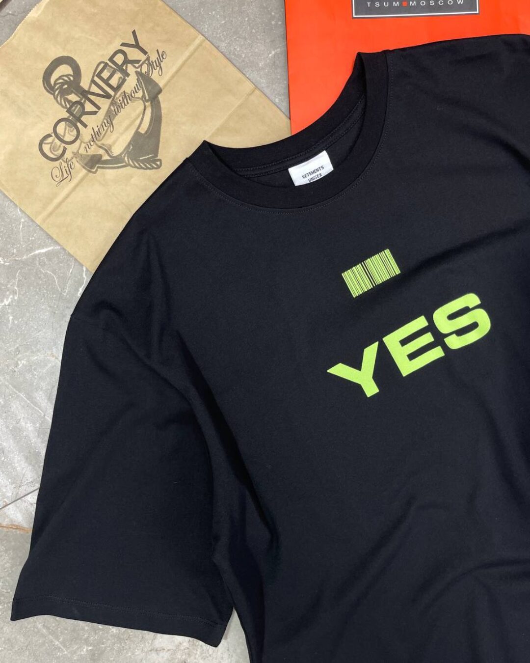 Футболка Vetements Yes Or No — фото 5