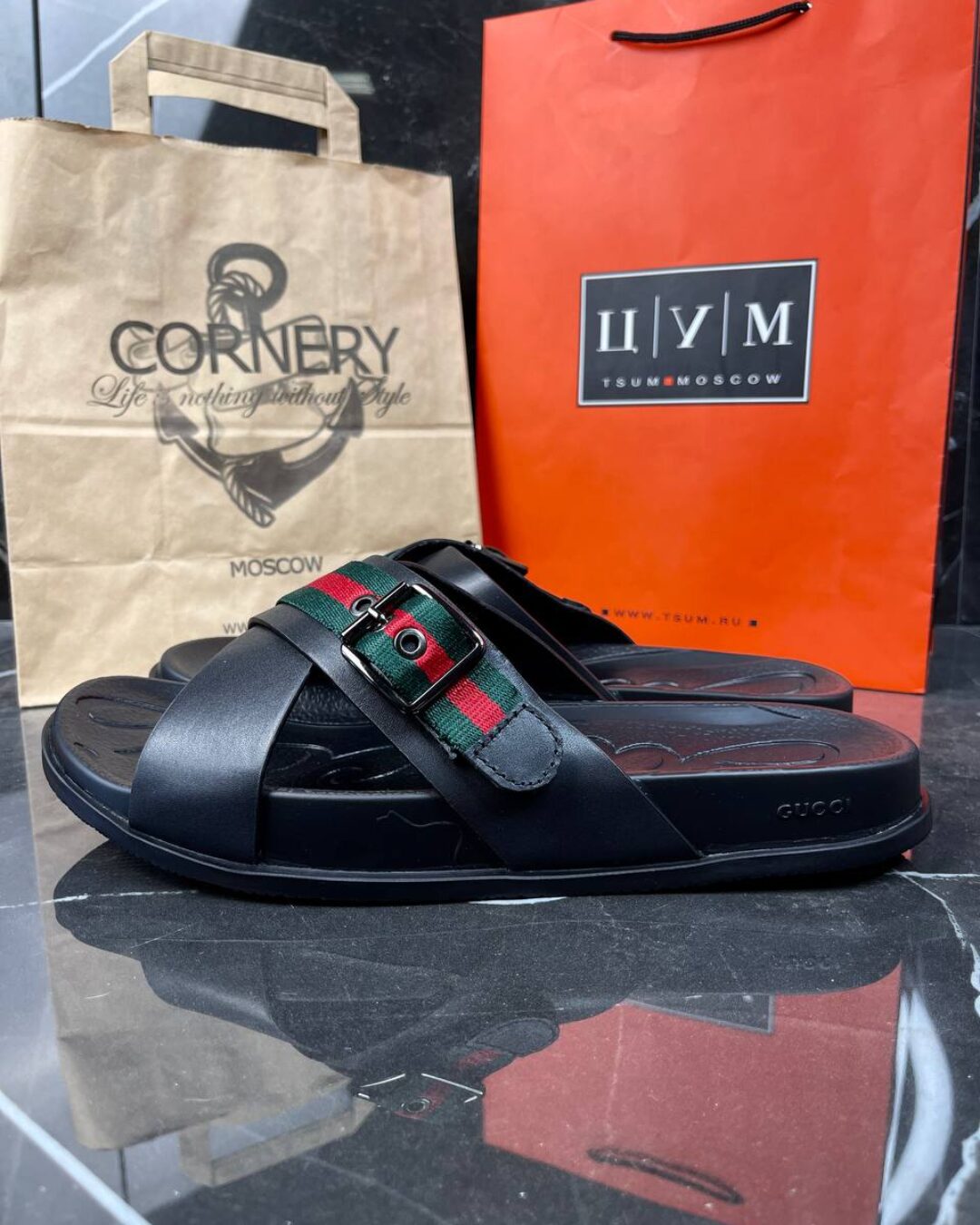 Тапки Gucci (дисконт) — фото 2