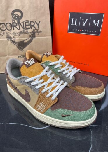 Кеды Nike Zion Williamson X Air Jordan 1 Retro Low OG Voodoo