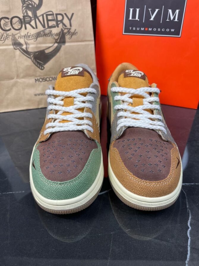 Кеды Nike Zion Williamson X Air Jordan 1 Retro Low OG Voodoo