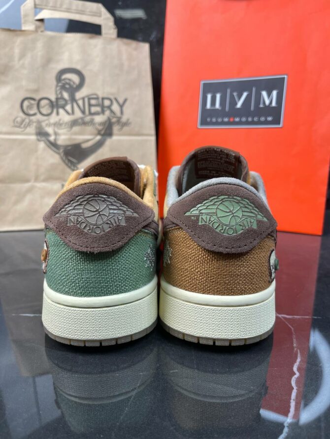 Кеды Nike Zion Williamson X Air Jordan 1 Retro Low OG Voodoo