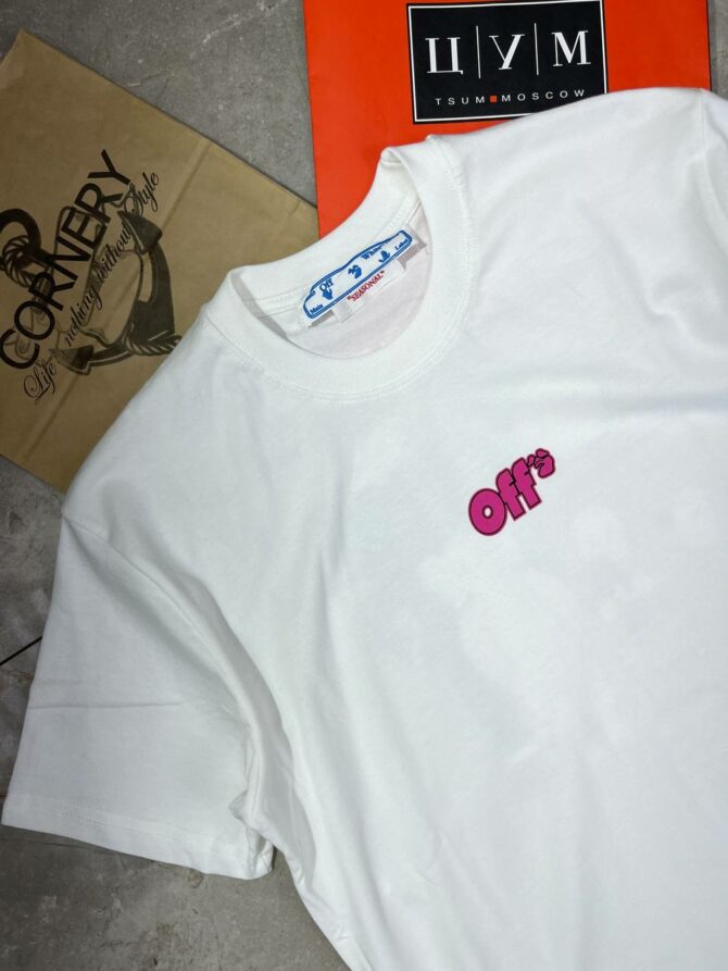 Футболка Off White x Kaws