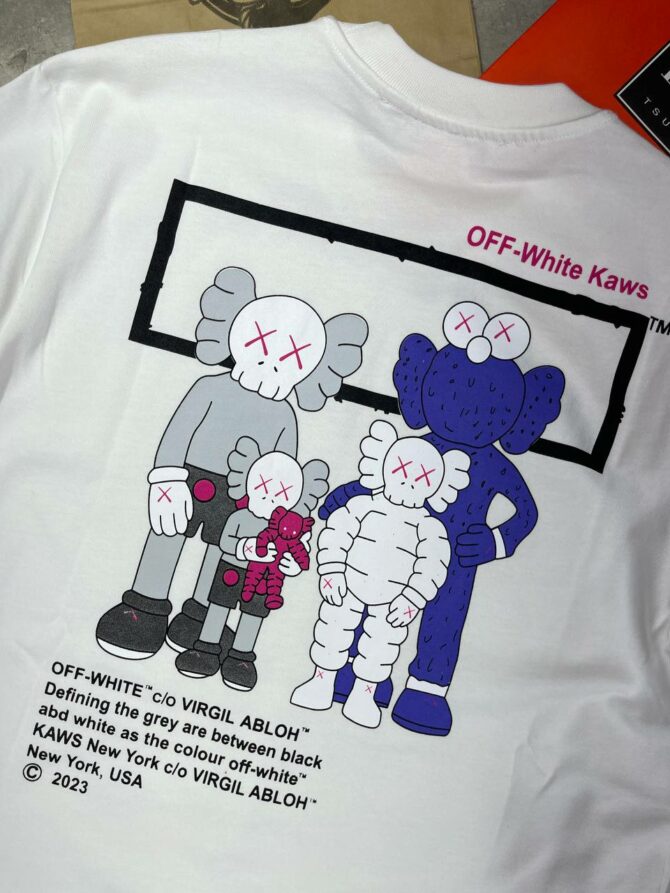 Футболка Off White x Kaws