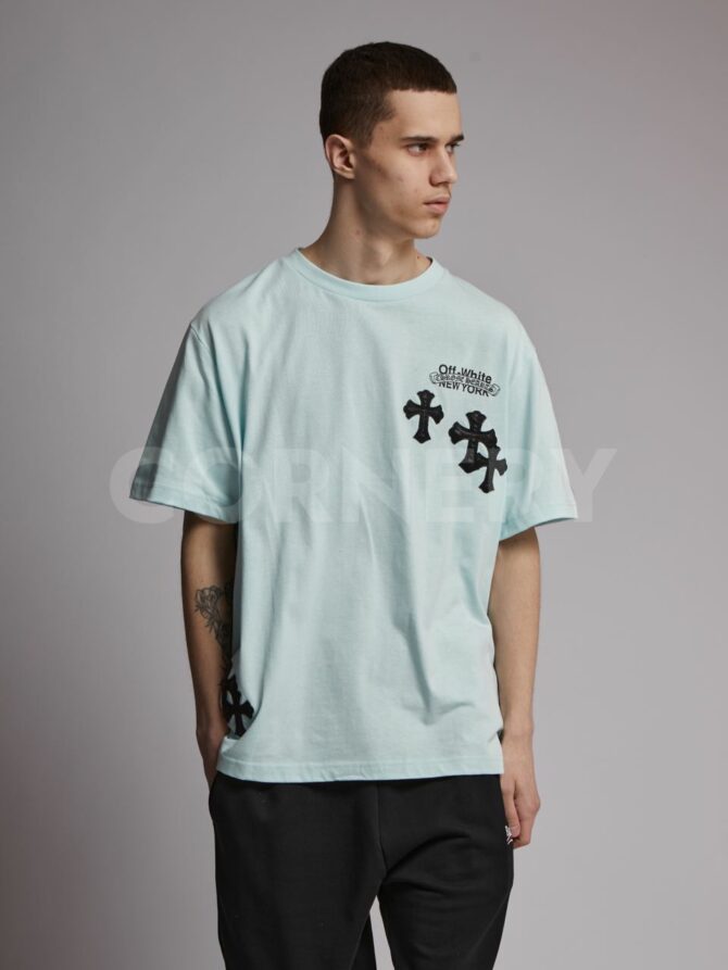 Футболка Off White x Chrome Hearts