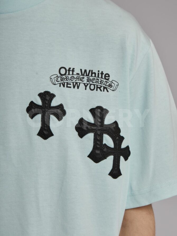 Футболка Off White x Chrome Hearts