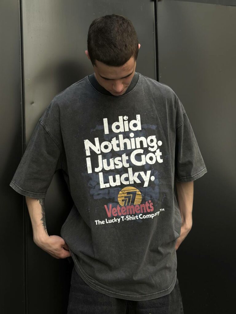 Футболка Vetements I Did Nothing