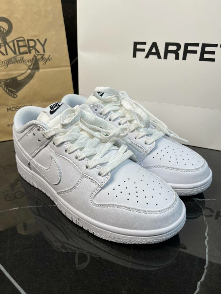 Кеды Nike Dunk Low Triple White