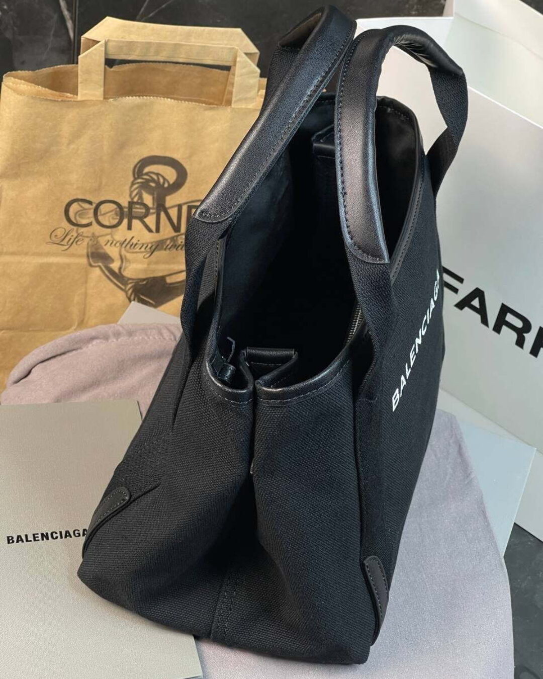 Сумка Balenciaga Navy Cabas