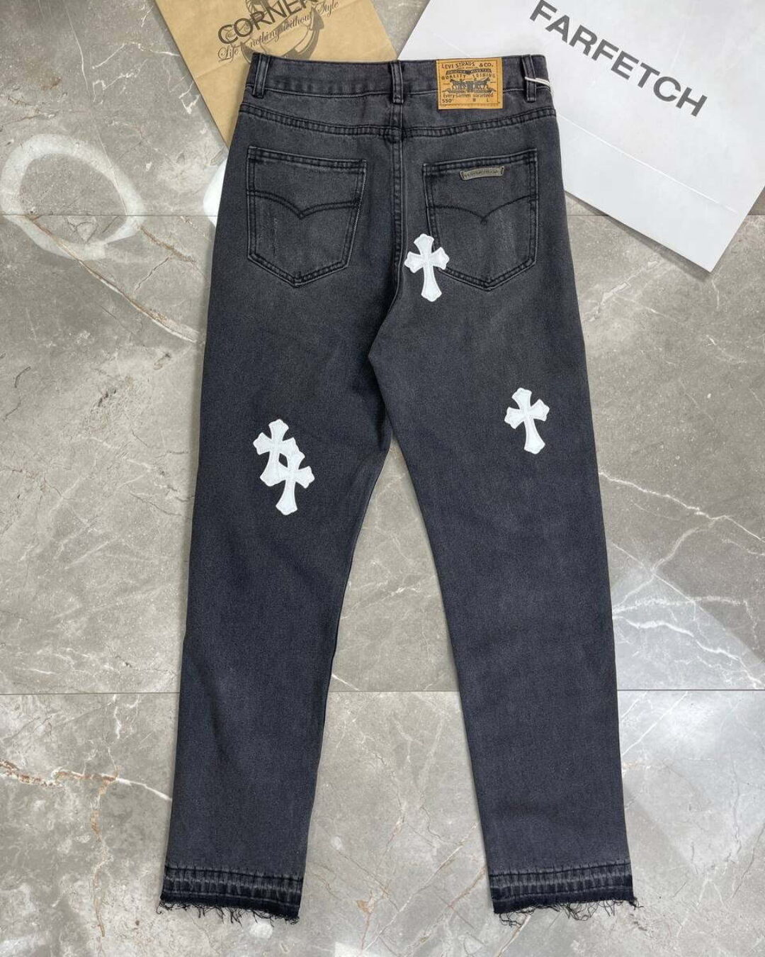 Джинсы Chrome Hearts — фото 2