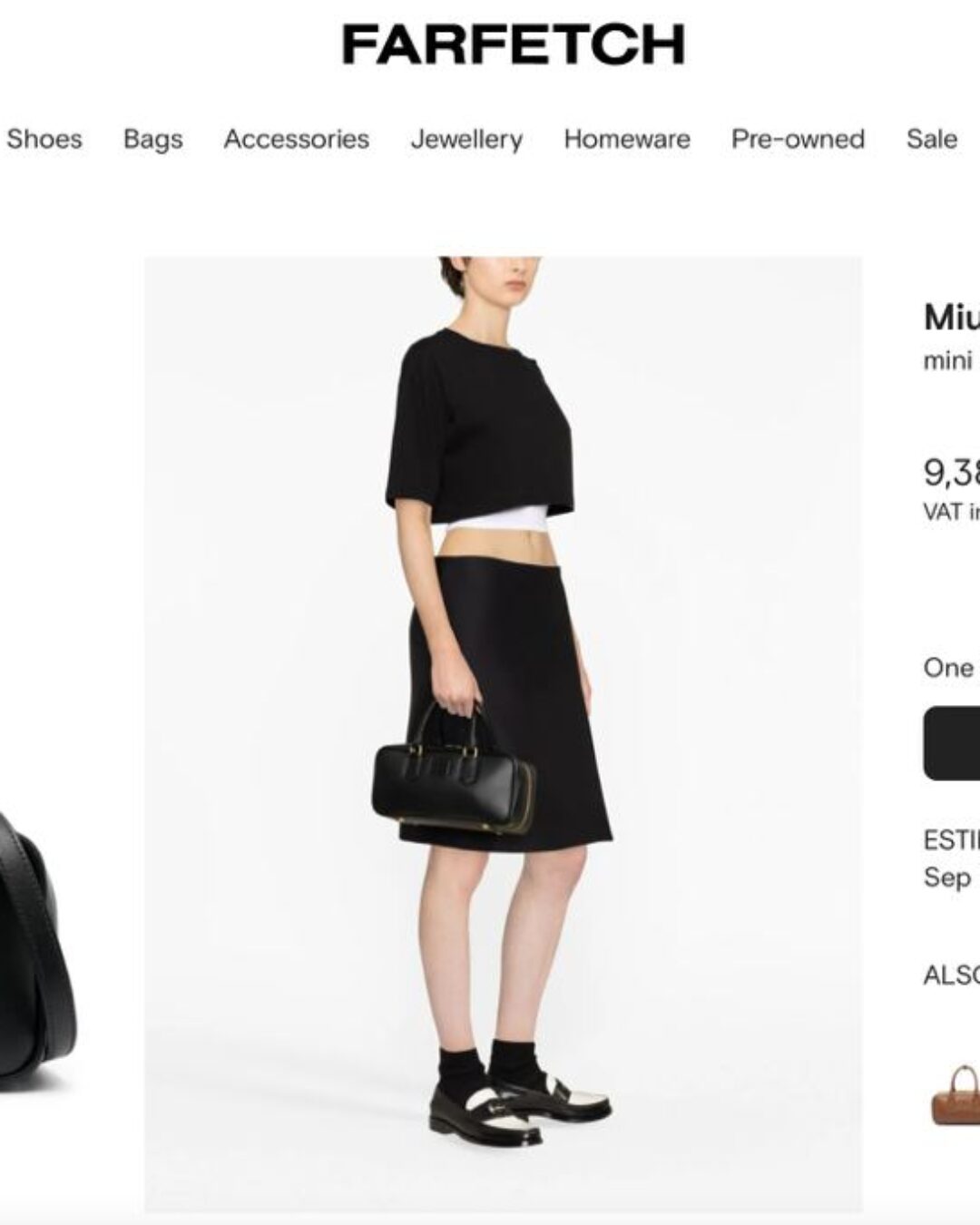 Сумка Miu Miu Leather Trunk