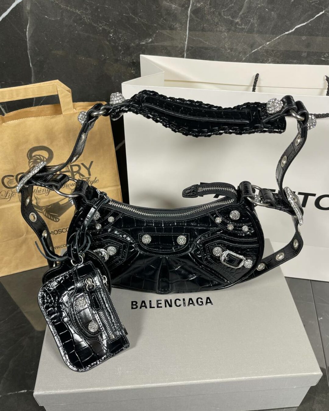 Сумка Balenciaga XS Le Cagole