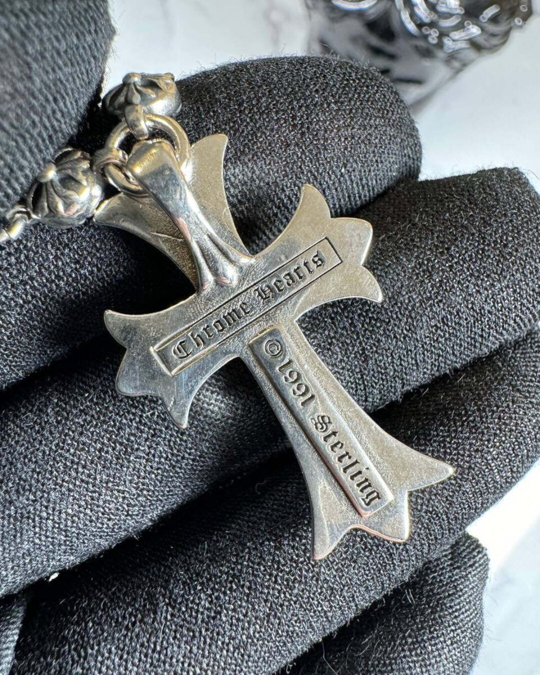 Колье Chrome Hearts