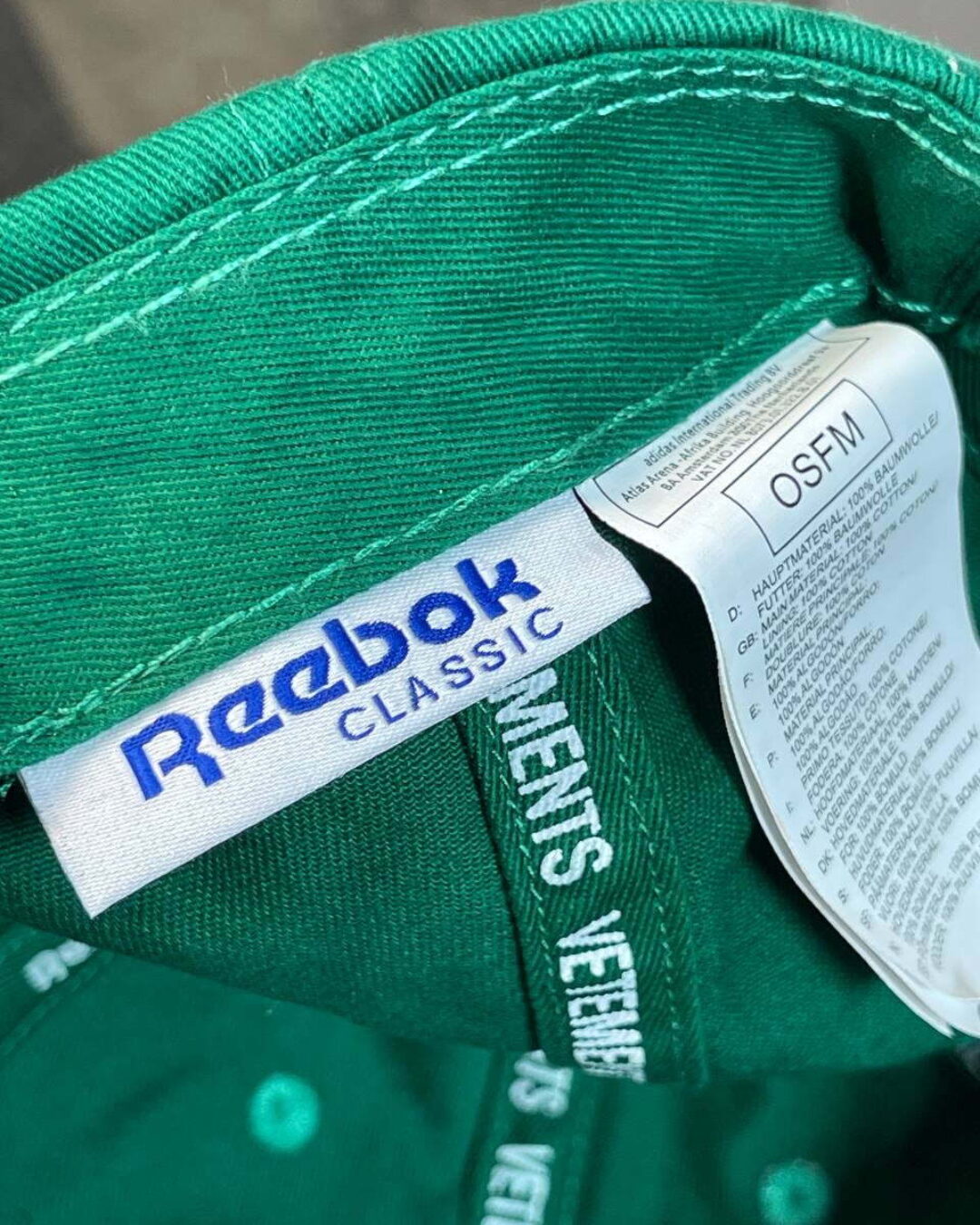 Кепка Vetements