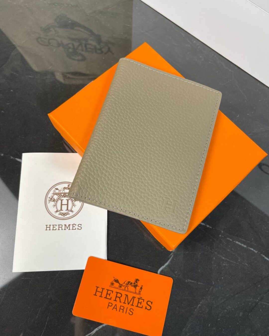 Обложка для паспорта Hermes
