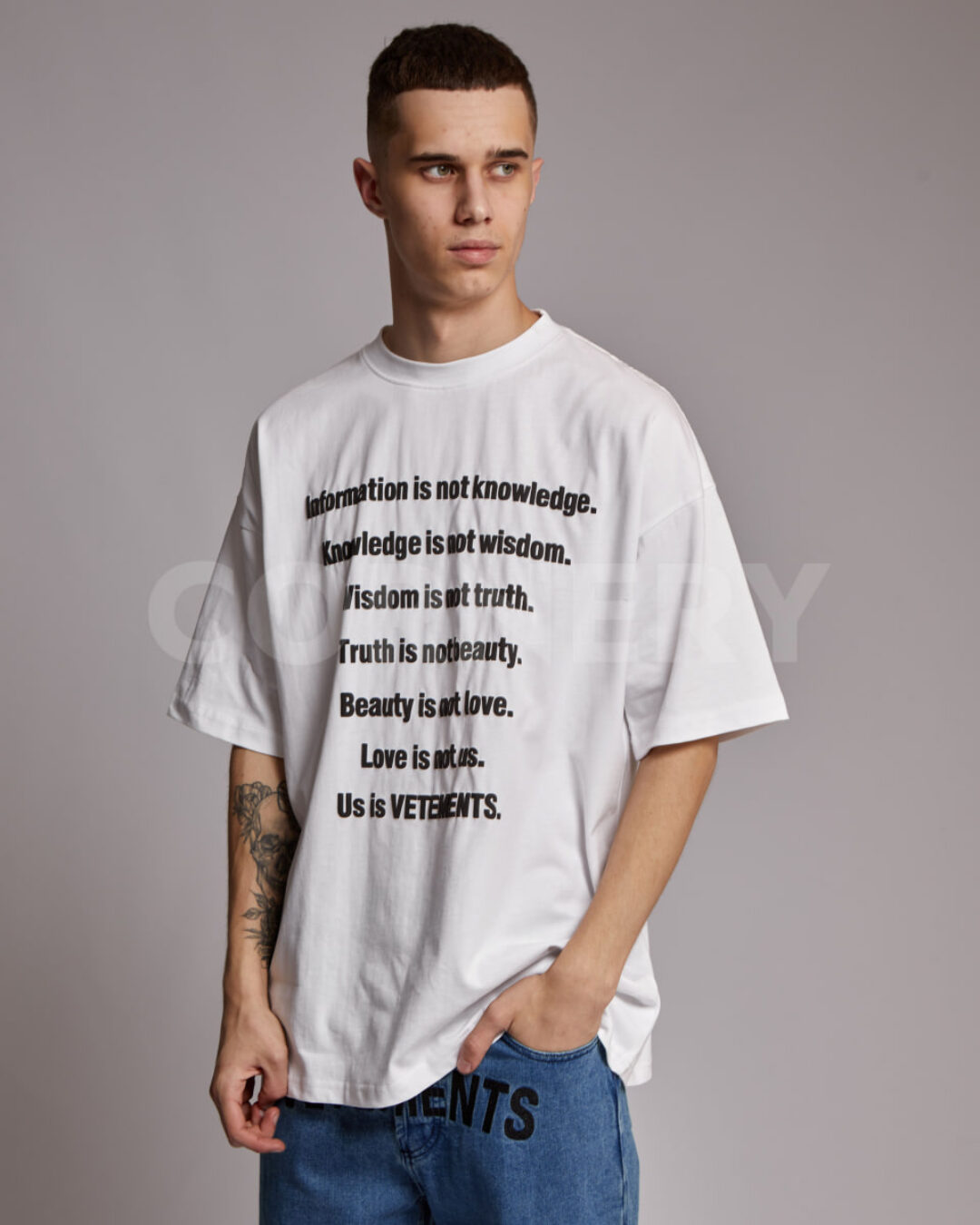 Футболка Vetements Knowledge — фото 3