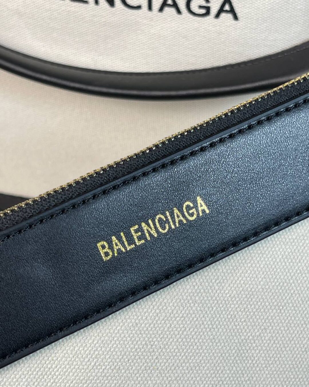 Сумка Balenciaga Navy Cabas XS — фото 5