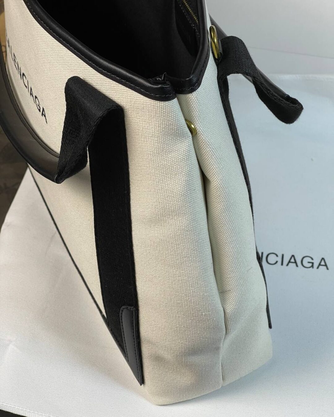 Сумка Balenciaga Navy Cabas XS — фото 7