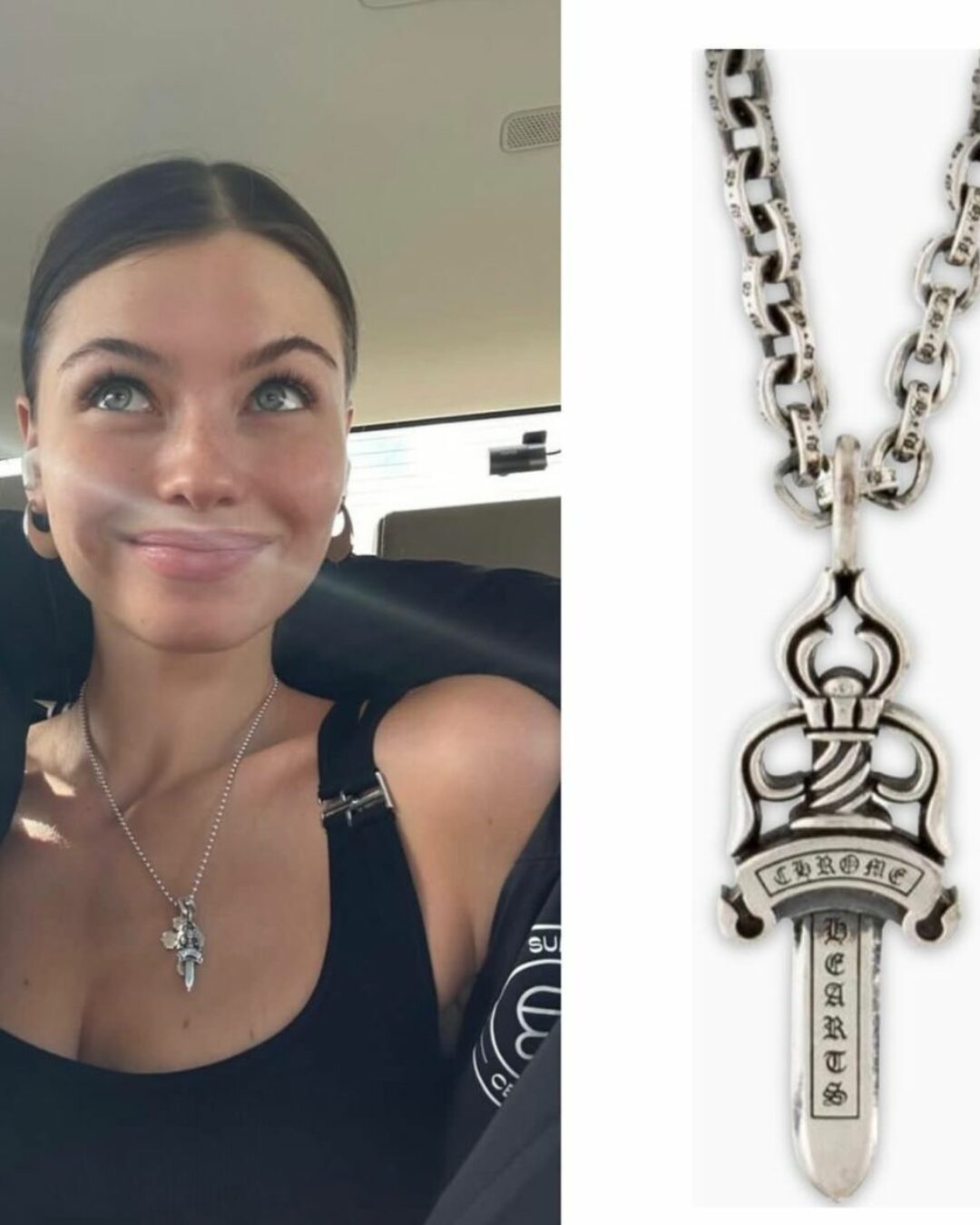 Колье Chrome Hearts