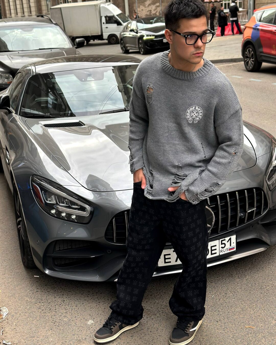 Свитер Chrome Hearts