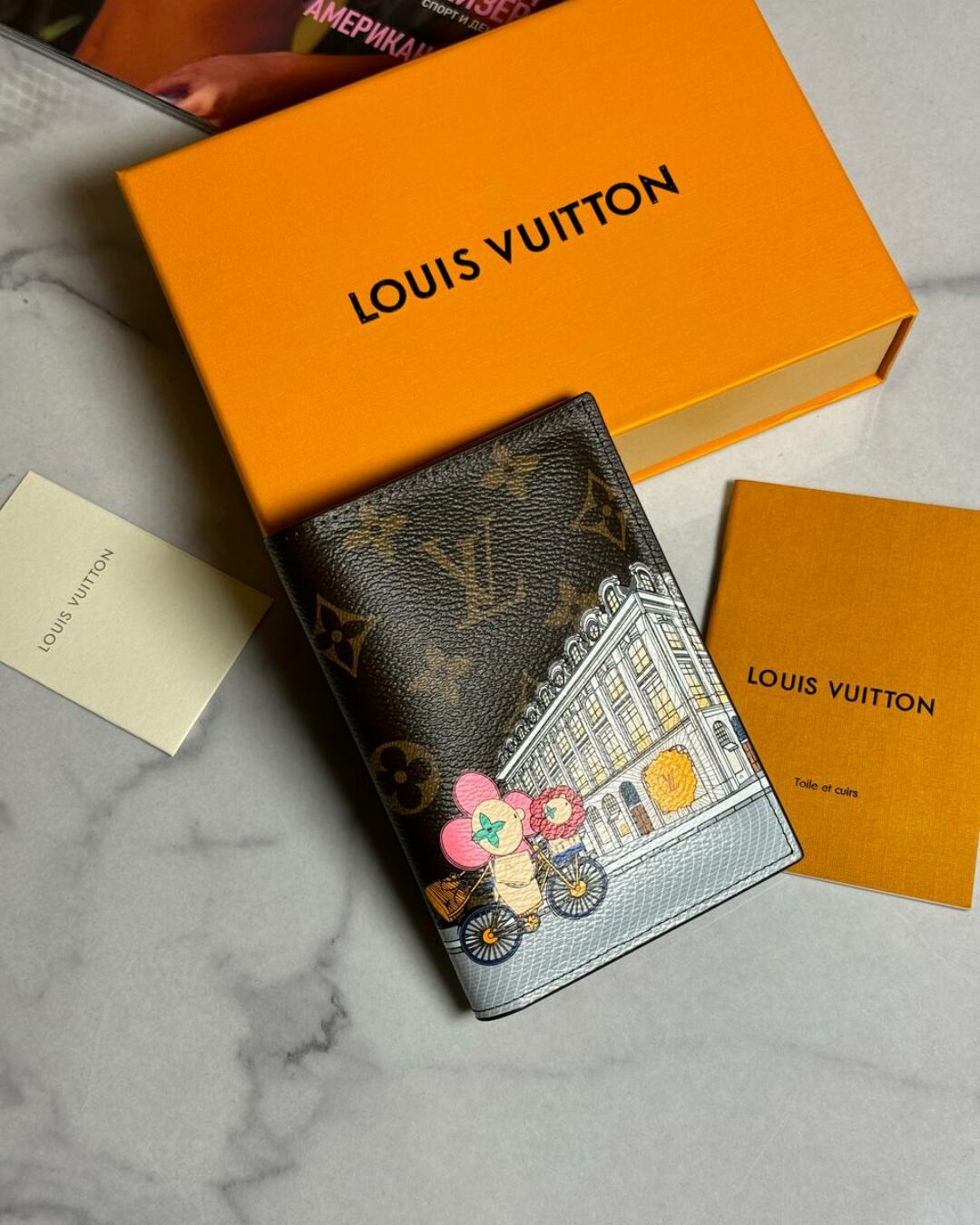 Обложка для паспорта Louis Vuitton (Premium)