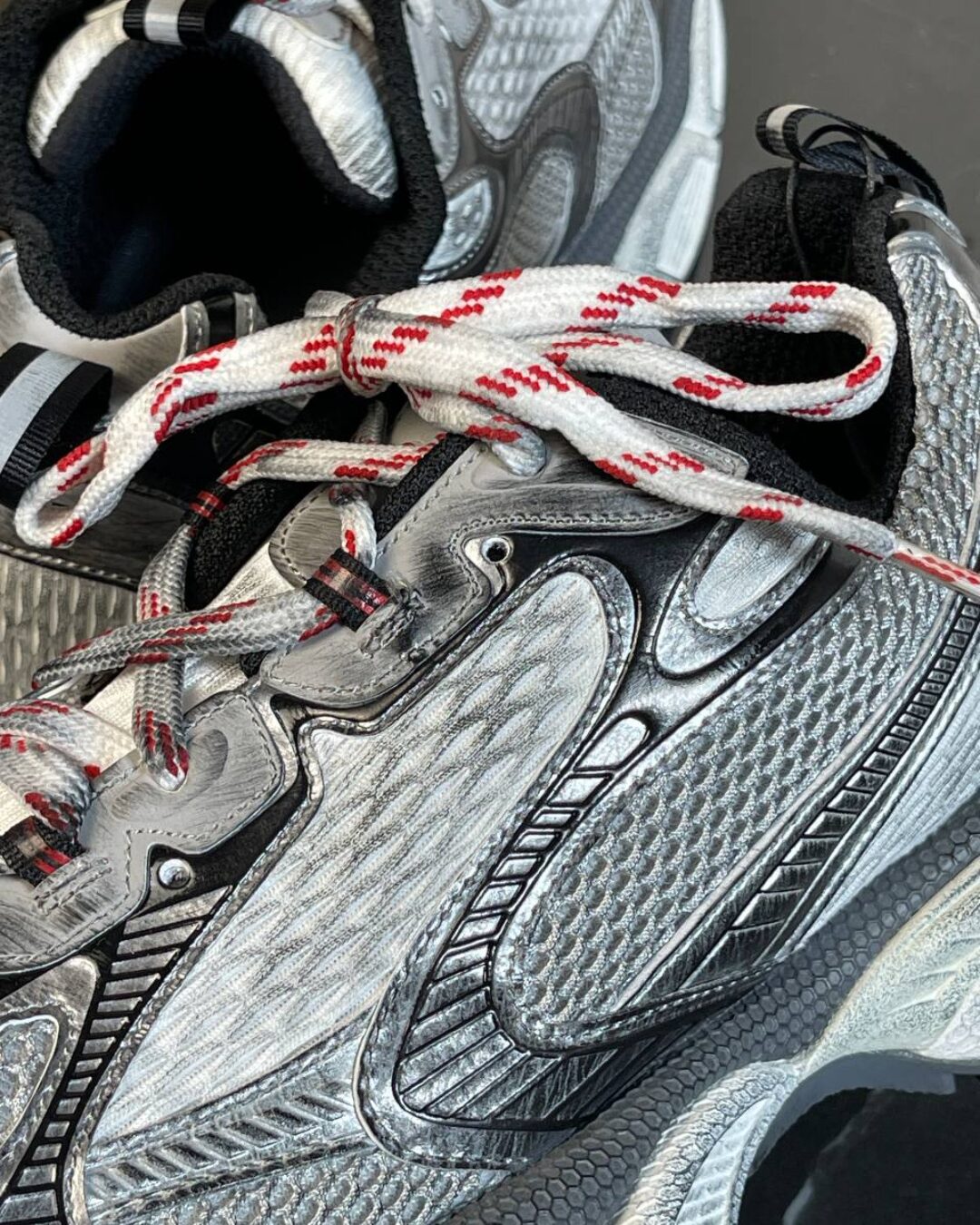 Кроссовки Balenciaga 3XL Sneaker Worn-Out - Grey — фото 5