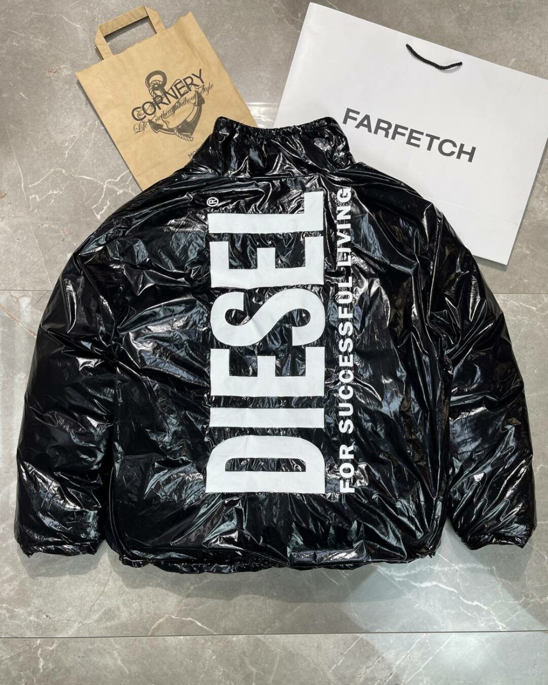 Пуховик Diesel (двусторонний)