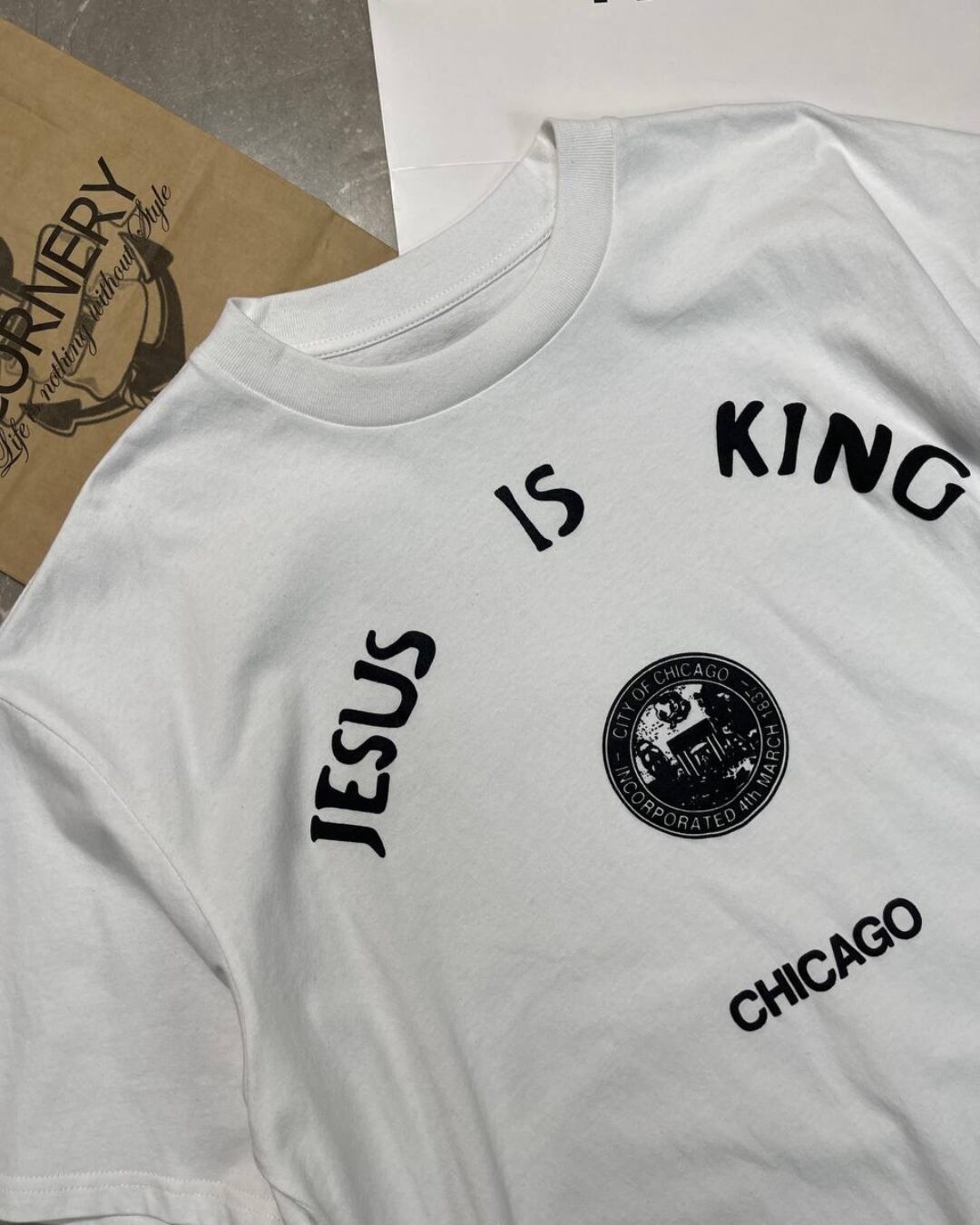 Футболка Kanye West Chicago Seal X CPFM