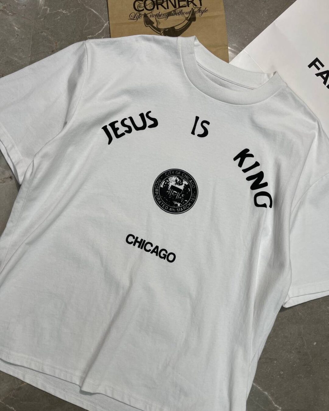 Футболка Kanye West Chicago Seal X CPFM