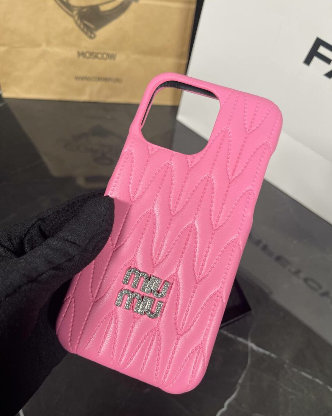 Чехол Miu Miu (IPhone 15 Pro Max)