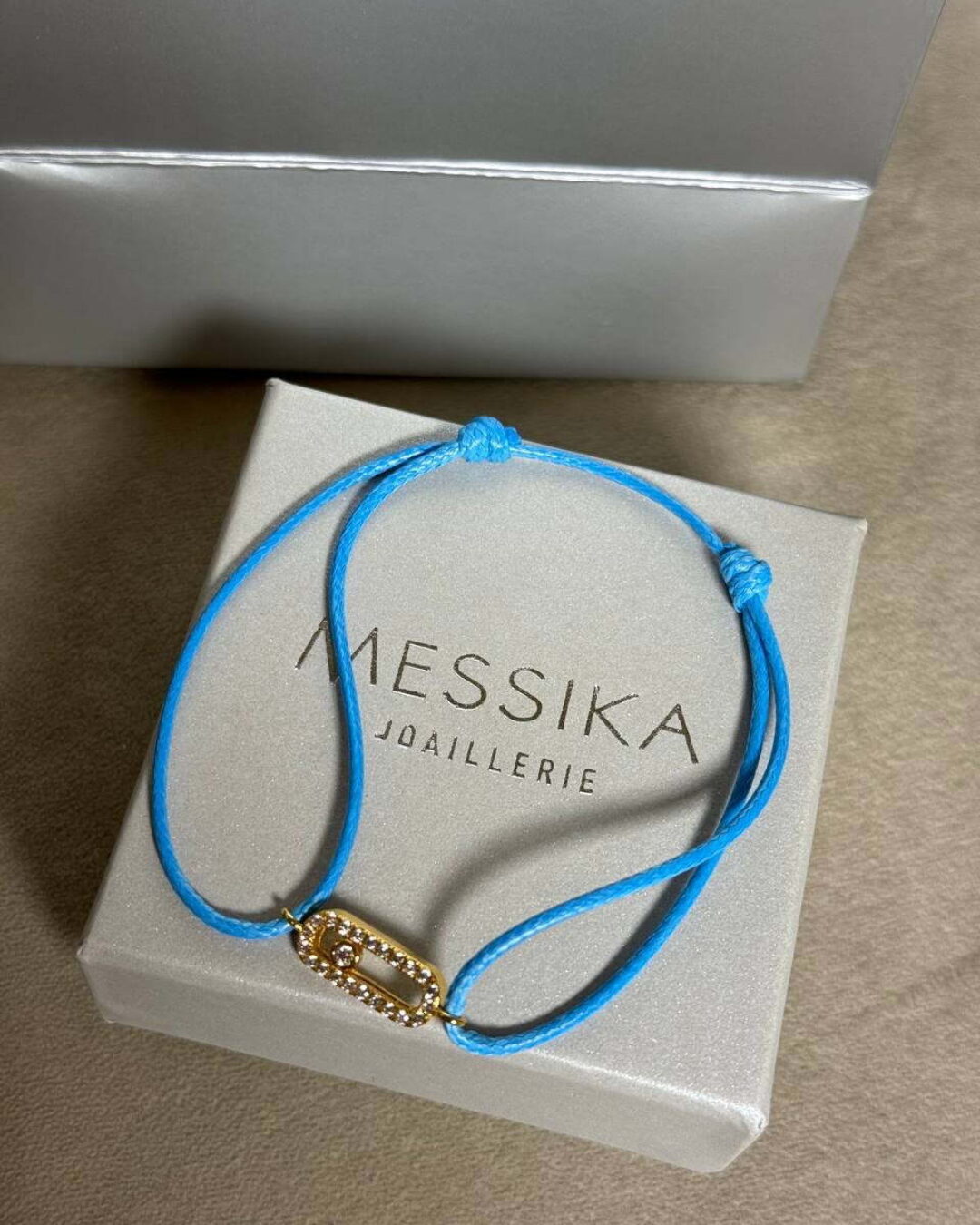 Браслет Messika Gold/Light Blue