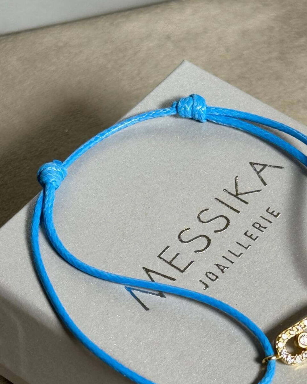 Браслет Messika Gold/Light Blue