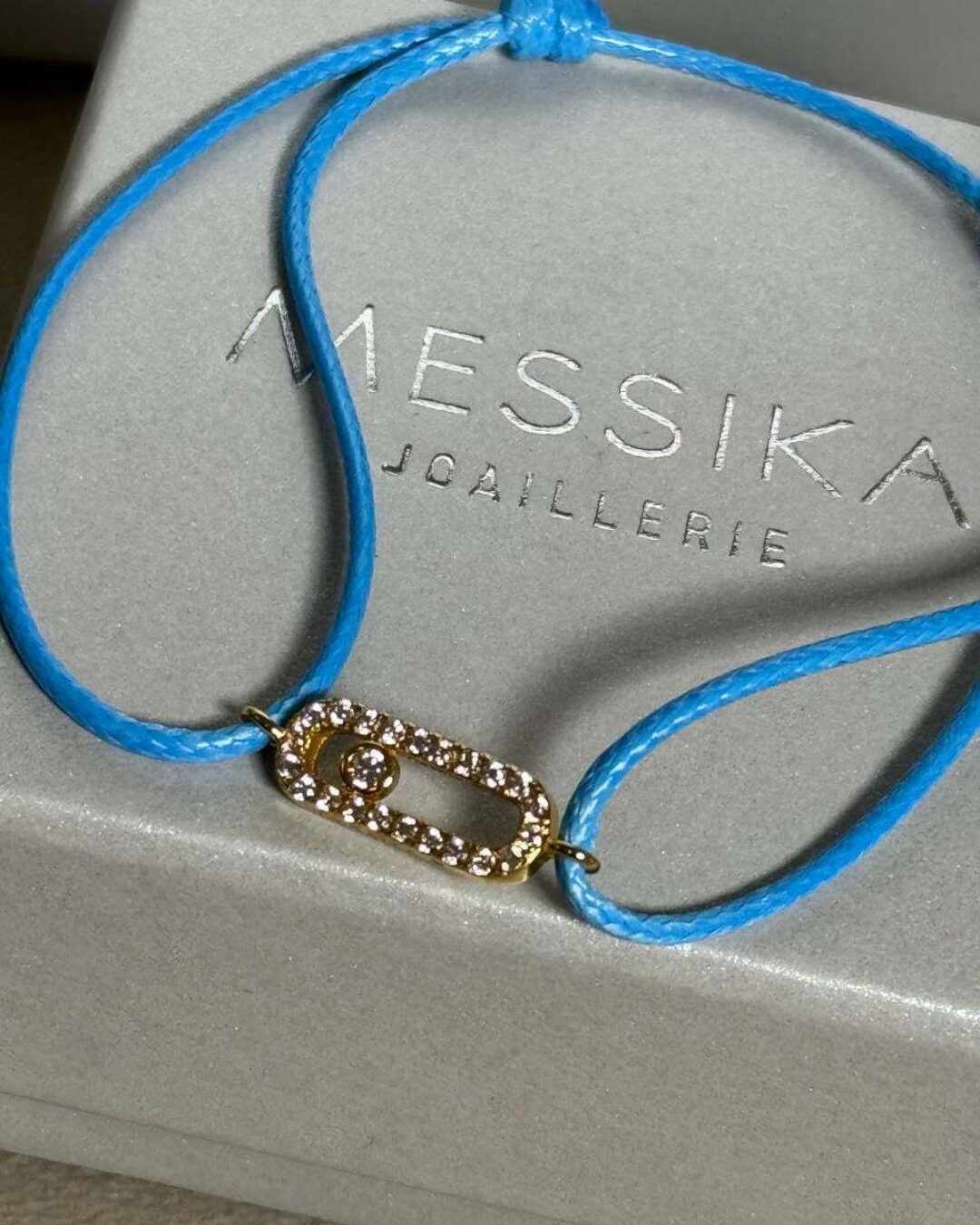 Браслет Messika Gold/Light Blue